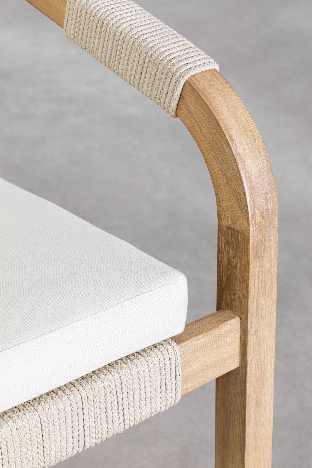 Pack de 2 taburetes altos en madera de acacia Dubai, imagen de galer&iacute;a 6