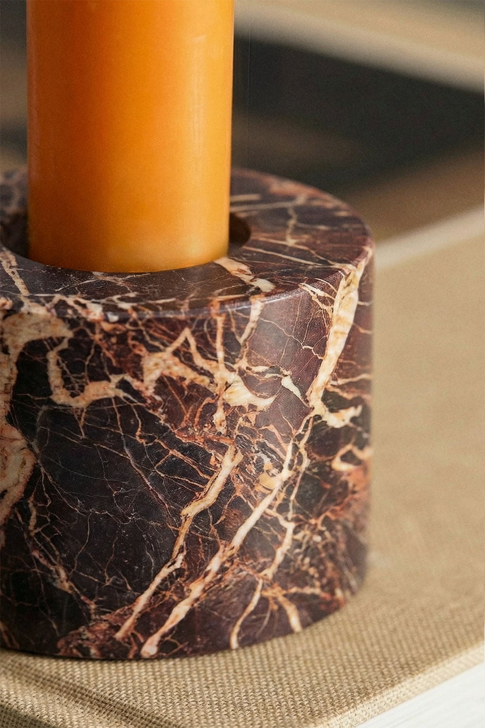 Pack de 2 candelabros en piedra natural Seravento, imagen de galer&iacute;a 2