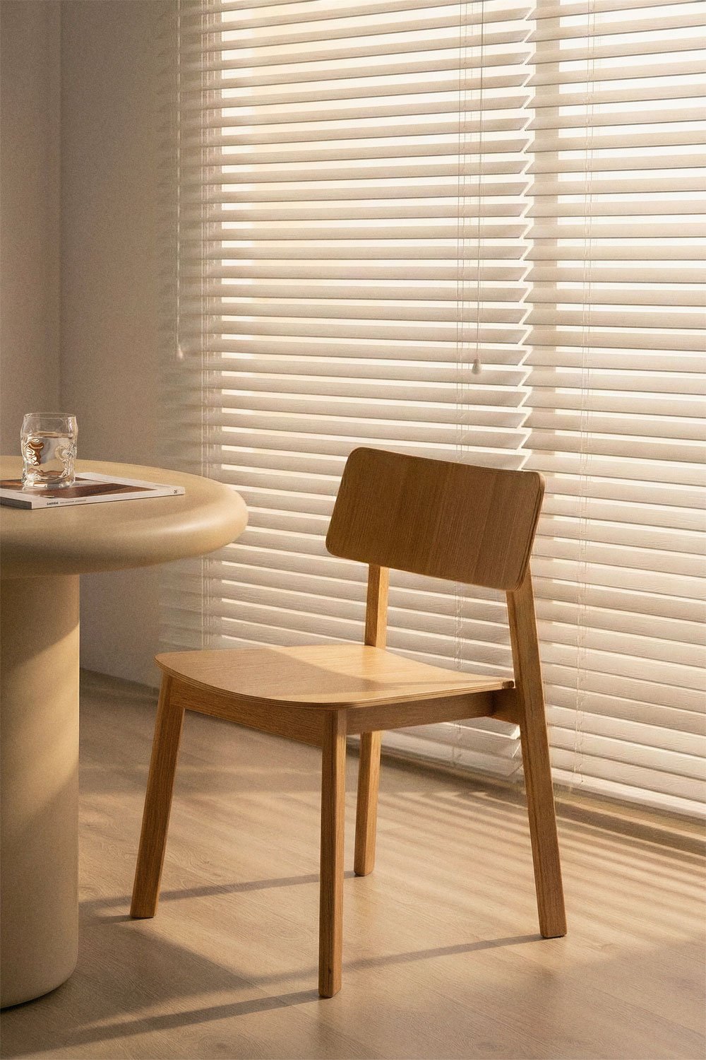 Pack de 4 sillas de comedor en madera Gilda, imagen de galer&iacute;a 1