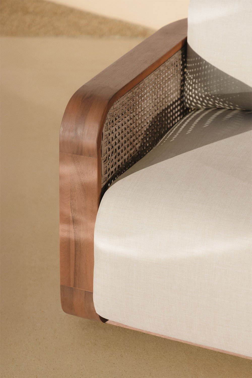 Pack de 2 sillones de jardín en madera de acacia Noira, imagen de galer&iacute;a 3