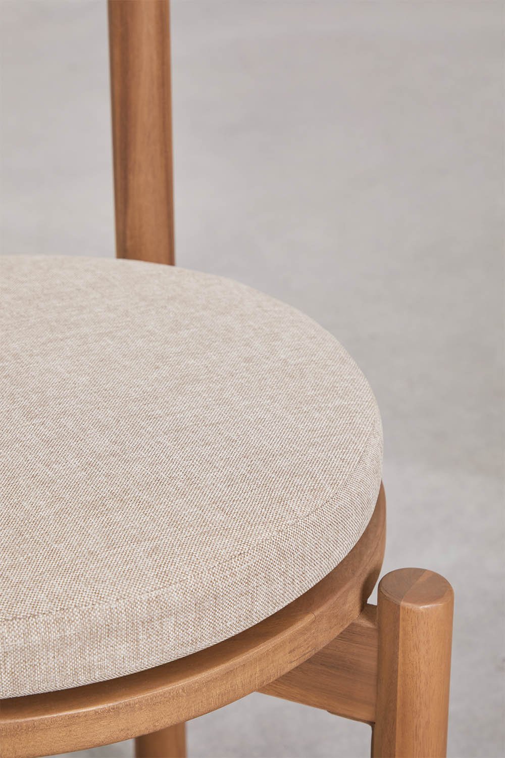 Pack de 4 sillas de jardín en madera de acacia Nualis, imagen de galer&iacute;a 8