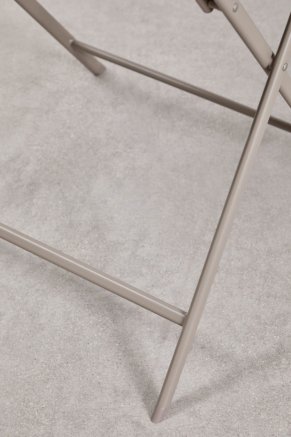 Mesa de cocina cuadrada 60x60 cm plegable en acero Tamarit , imagen de galer&iacute;a 4