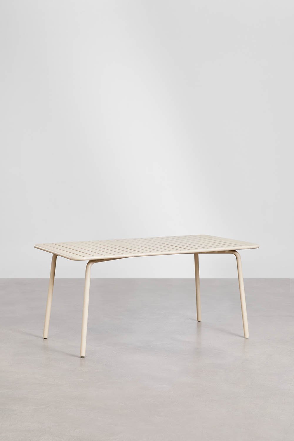 Mesa de jardín rectangular 160x90 cm en acero Florida , imagen de galer&iacute;a 1