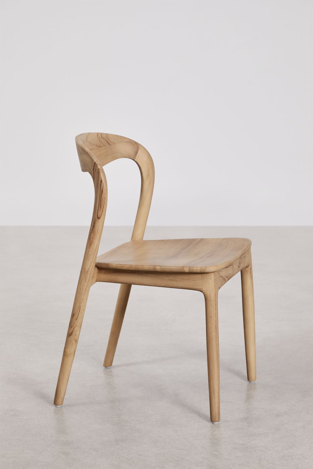 Pack de 4 sillas de jardín en madera de teca Varmus, imagen de galer&iacute;a 2