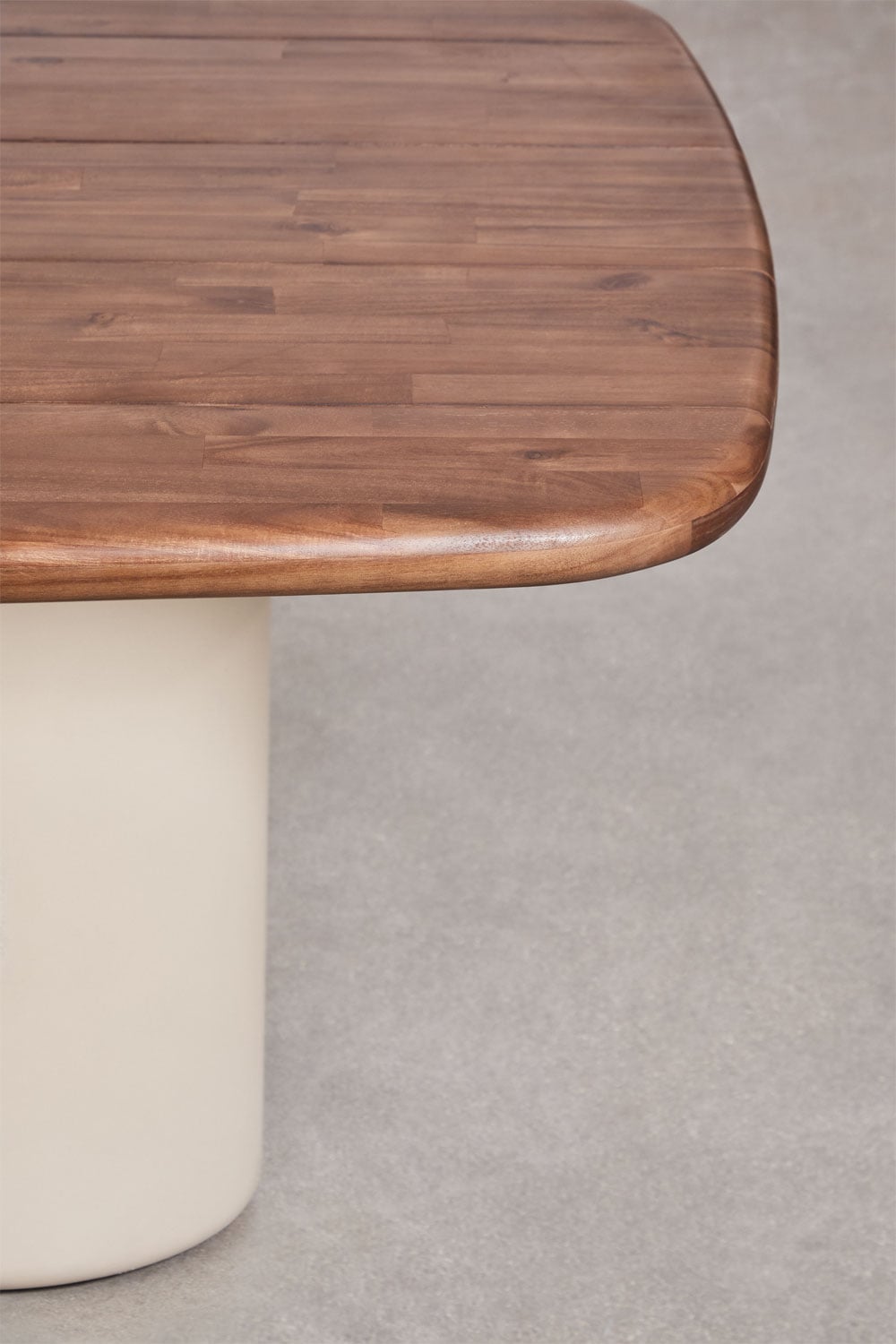 Mesa de jardín rectangular 270x110 cm en madera de acacia Bogota, imagen de galer&iacute;a 4