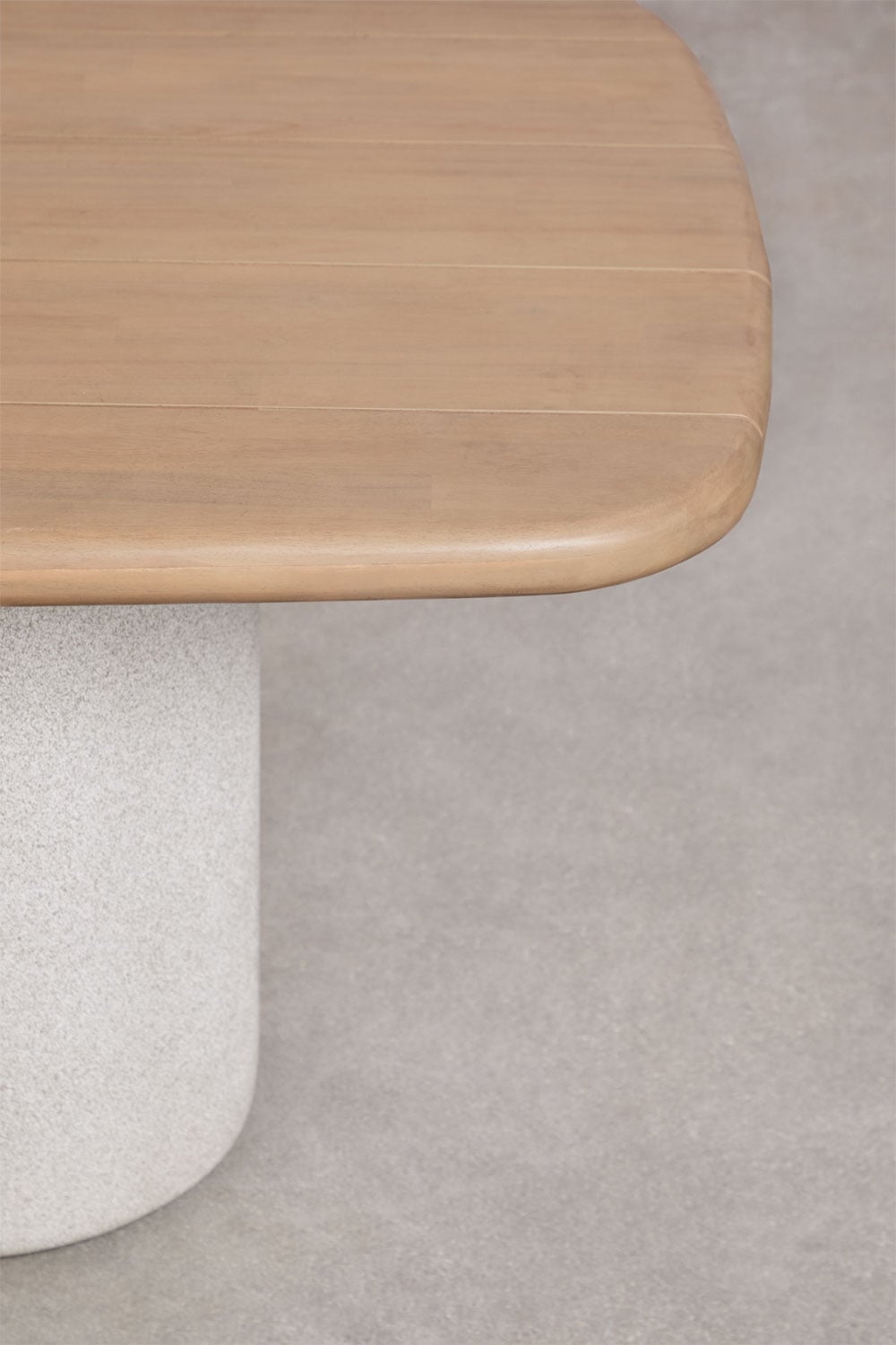 Mesa de jardín rectangular 270x110 cm en madera de acacia Bogota, imagen de galer&iacute;a 3