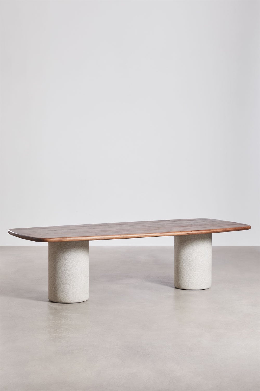 Mesa de jardín rectangular 270x110 cm en madera de acacia Bogota, imagen de galer&iacute;a 1