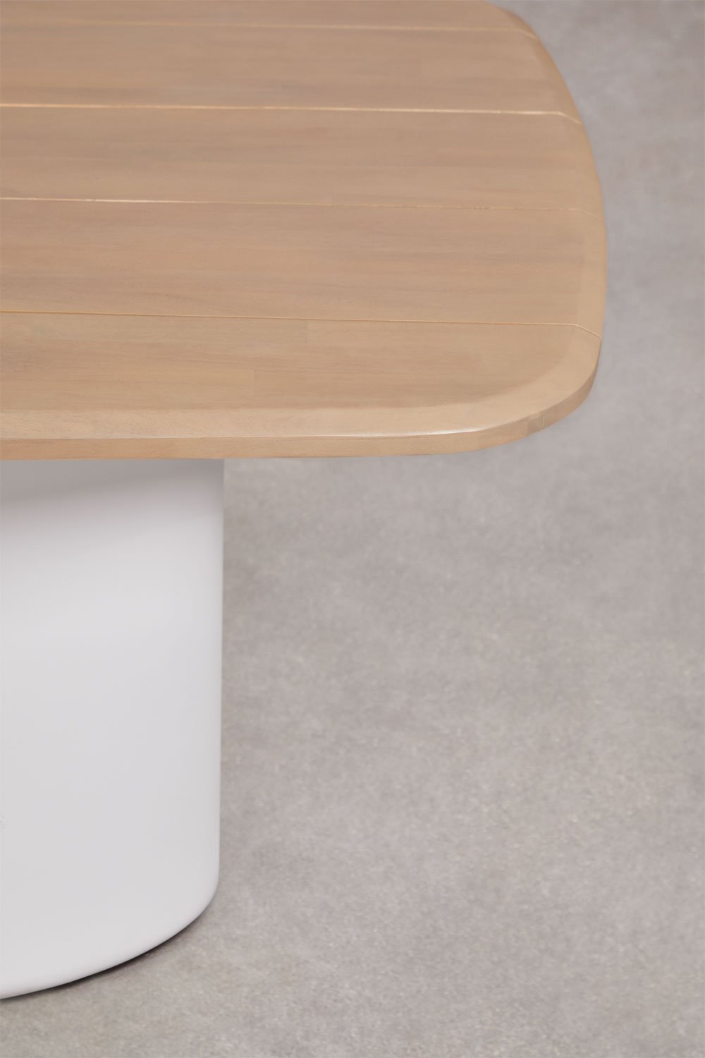 Mesa de jardín rectangular 270x110 cm en madera de acacia Leighton, imagen de galer&iacute;a 4