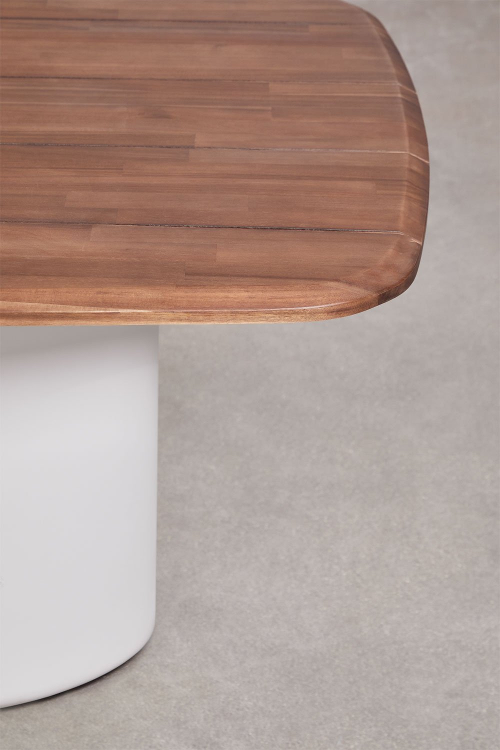 Mesa de jardín rectangular 270x110 cm en madera de acacia Leighton, imagen de galer&iacute;a 3