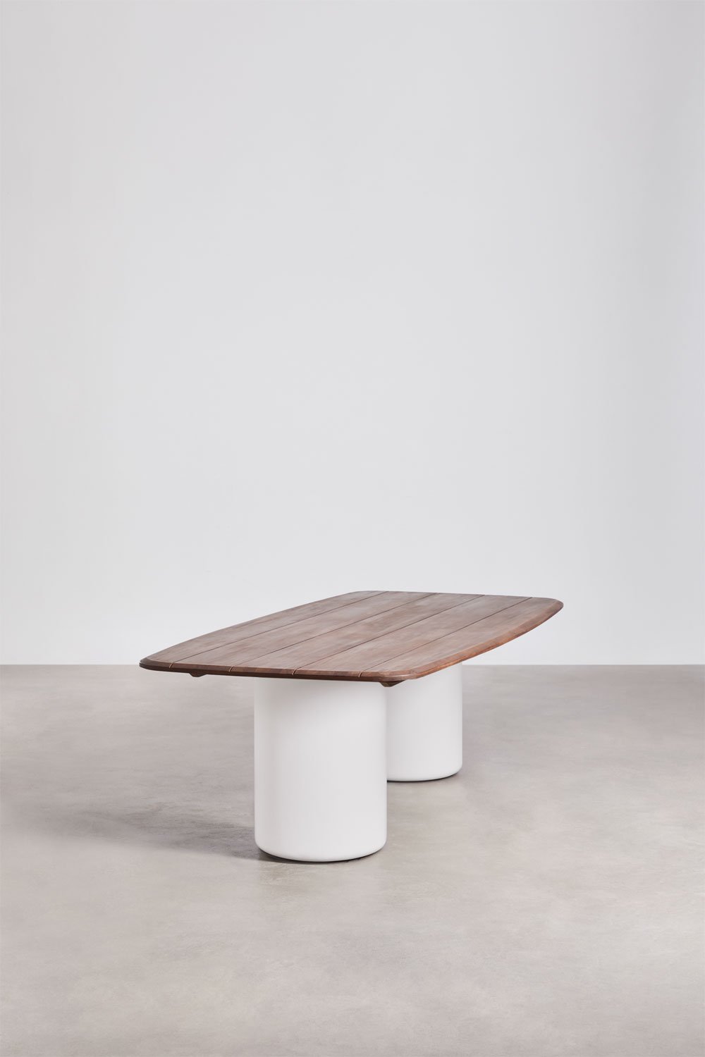 Mesa de comedor rectangular 270x110 cm en madera de acacia Leighton, imagen de galer&iacute;a 2