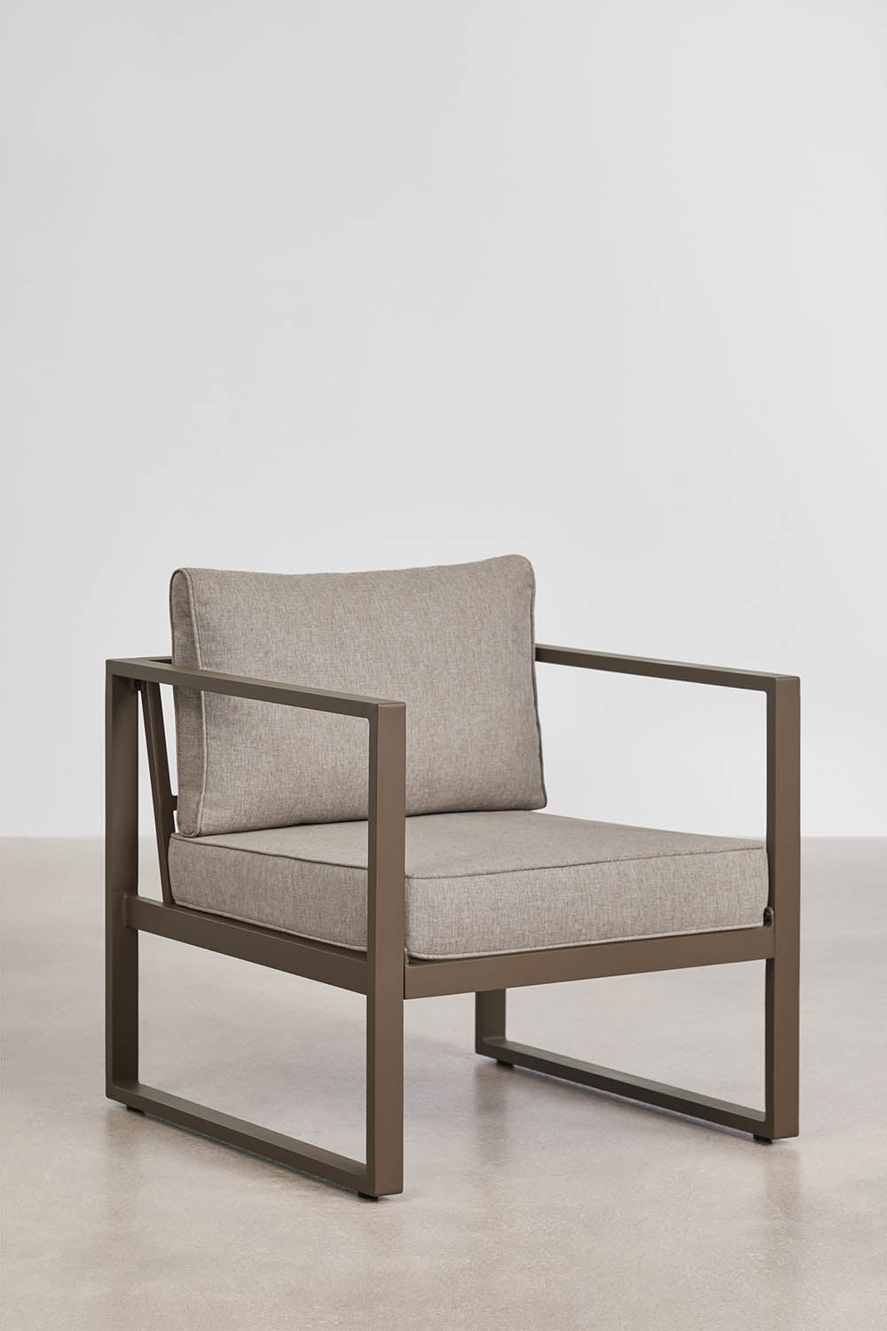 Pack de 2 sillones de jardín en aluminio Lipov, imagen de galer&iacute;a 3