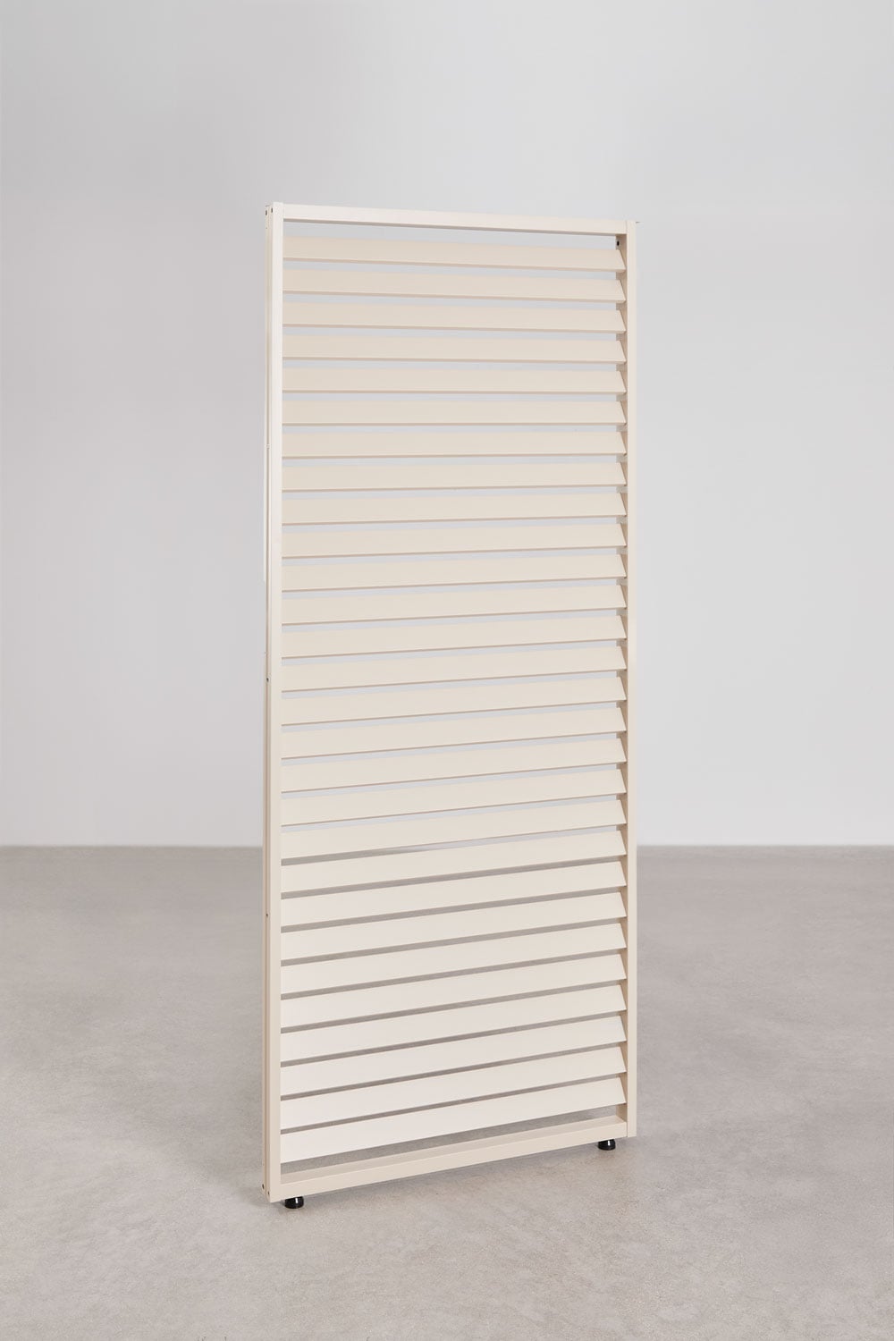 Pack de 3 paneles laterales de 90,5 cm para pérgola bioclimática de aluminio con lamas beige tapioca Druvia, imagen de galer&iacute;a 1