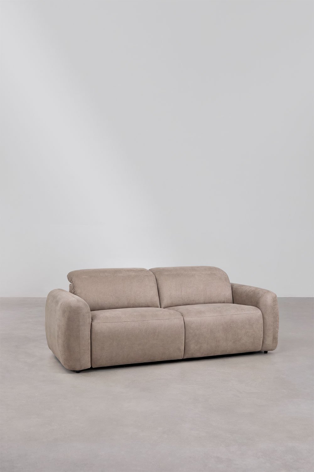 Conjunto de salón con sofá de 2 plazas reclinable y eléctrico y sillón tapizado Peggy, imagen de galer&iacute;a 3