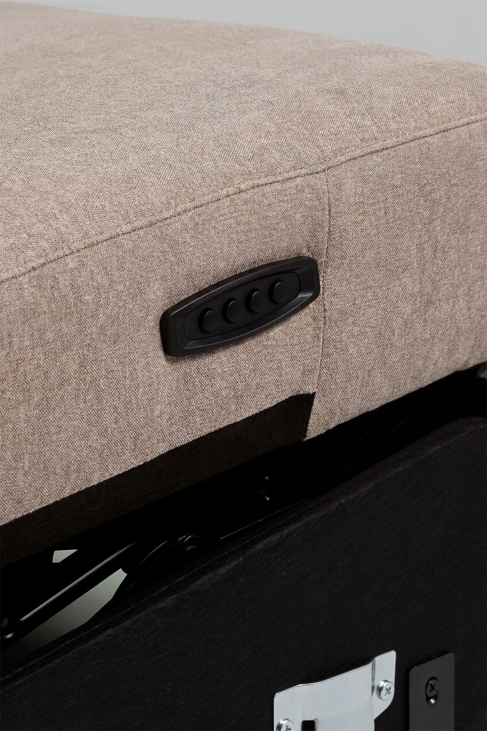 Conjunto de salón con sofá de 3 plazas reclinable y eléctrico y sillón tapizado Peggy, imagen de galer&iacute;a 16