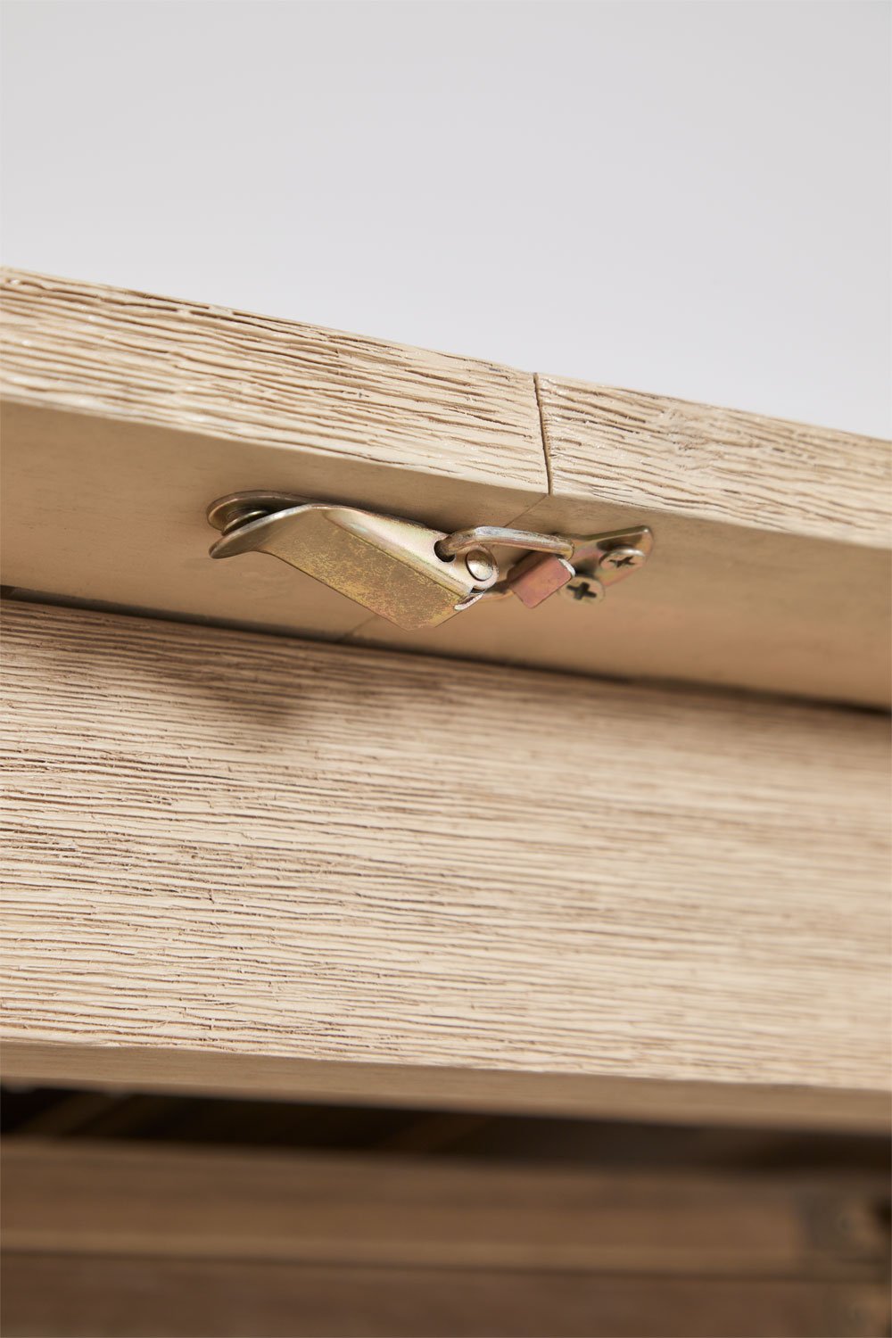 Mesa de jardín 100-160x100 cm extensible en madera de acacia Karvia  , imagen de galer&iacute;a 5