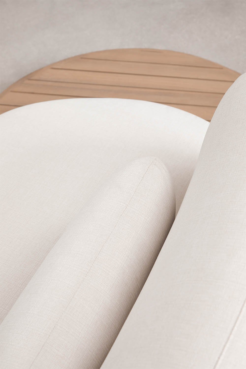 Sofá modular en U de jardín de 3 piezas en madera de acacia Gerard , imagen de galer&iacute;a 5