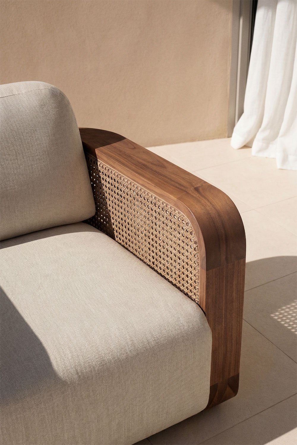 Pack de 2 sillones de jardín en madera de acacia Noira, imagen de galer&iacute;a 2