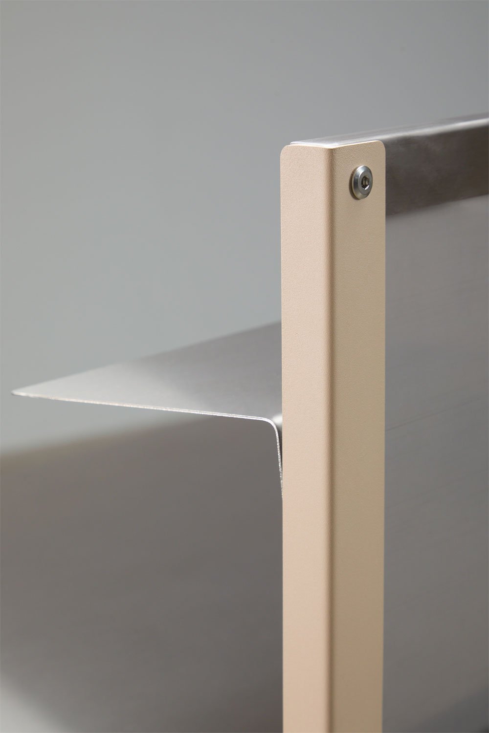 Panel con estantes 80x30 cm para cocina modular de exterior en acero inoxidable Rivana, imagen de galer&iacute;a 4