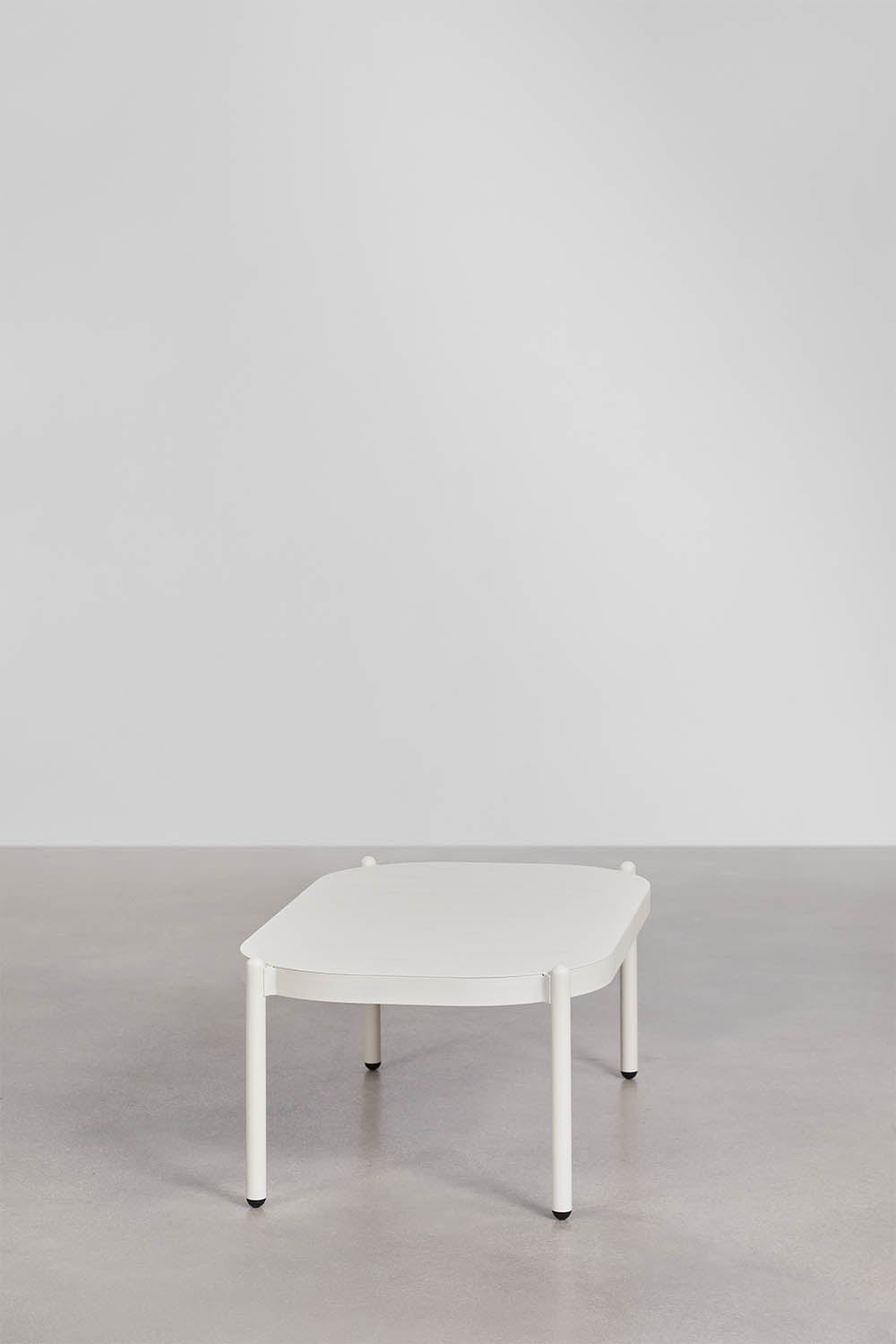 Mesa de centro para jardín rectangular 95x55 cm en aluminio Duroli, imagen de galer&iacute;a 2