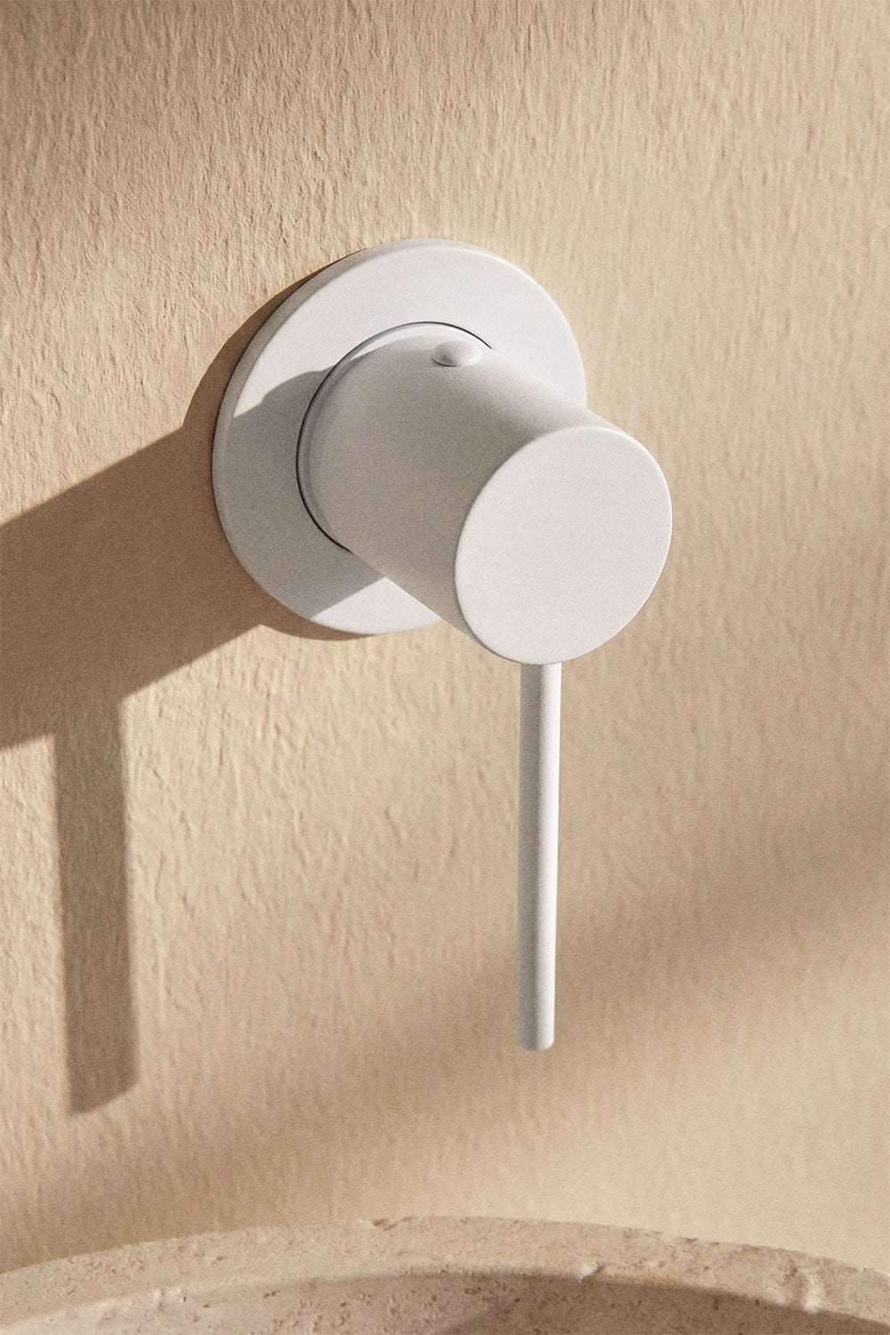 Grifo de lavabo empotrado en latón Orveta, imagen de galer&iacute;a 2