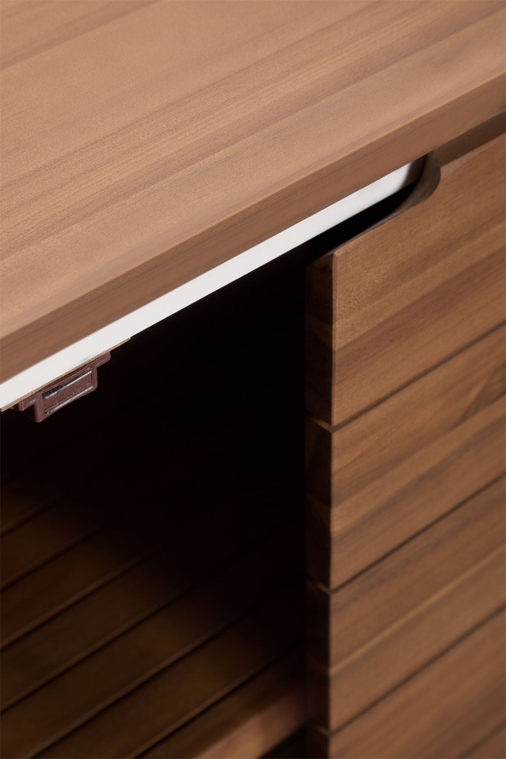 Cocina modular de exterior de 2 piezas con fregadero y almacenaje en madera de acacia Reggie, imagen de galer&iacute;a 6