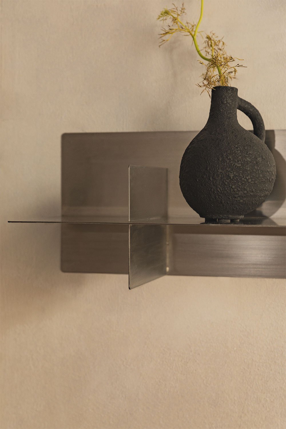 Estante de pared en acero inoxidable Nolvia, imagen de galer&iacute;a 2