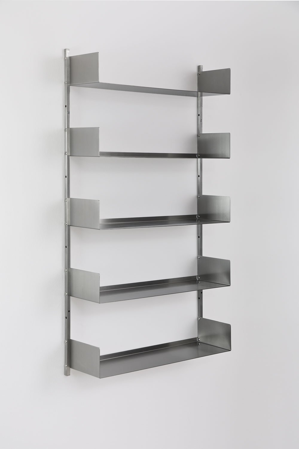 Estantería de pared ↔︎70 cm en acero inoxidable Nolvia, imagen de galer&iacute;a 2