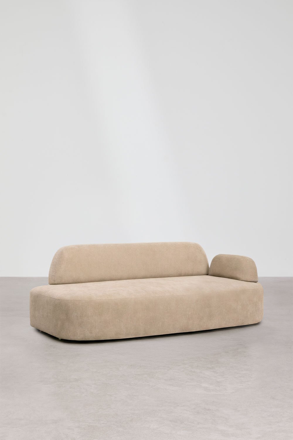 Sofá modular chaise longue izquierdo de 3 piezas con módulo esquinero tapizado Giorgia , imagen de galer&iacute;a 10