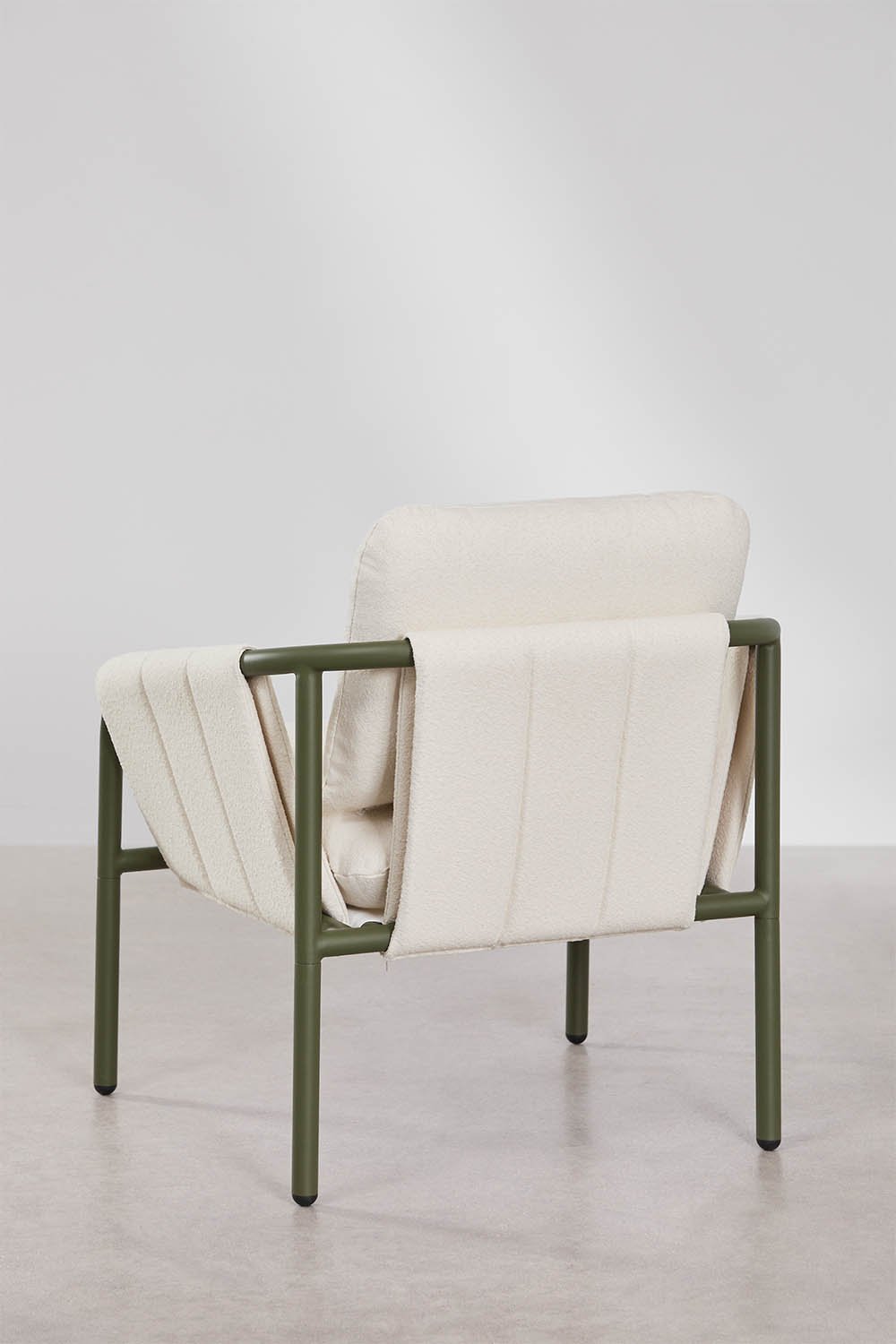 Pack de 2 sillones de jardín tapizados y en acero Zunika , imagen de galer&iacute;a 4