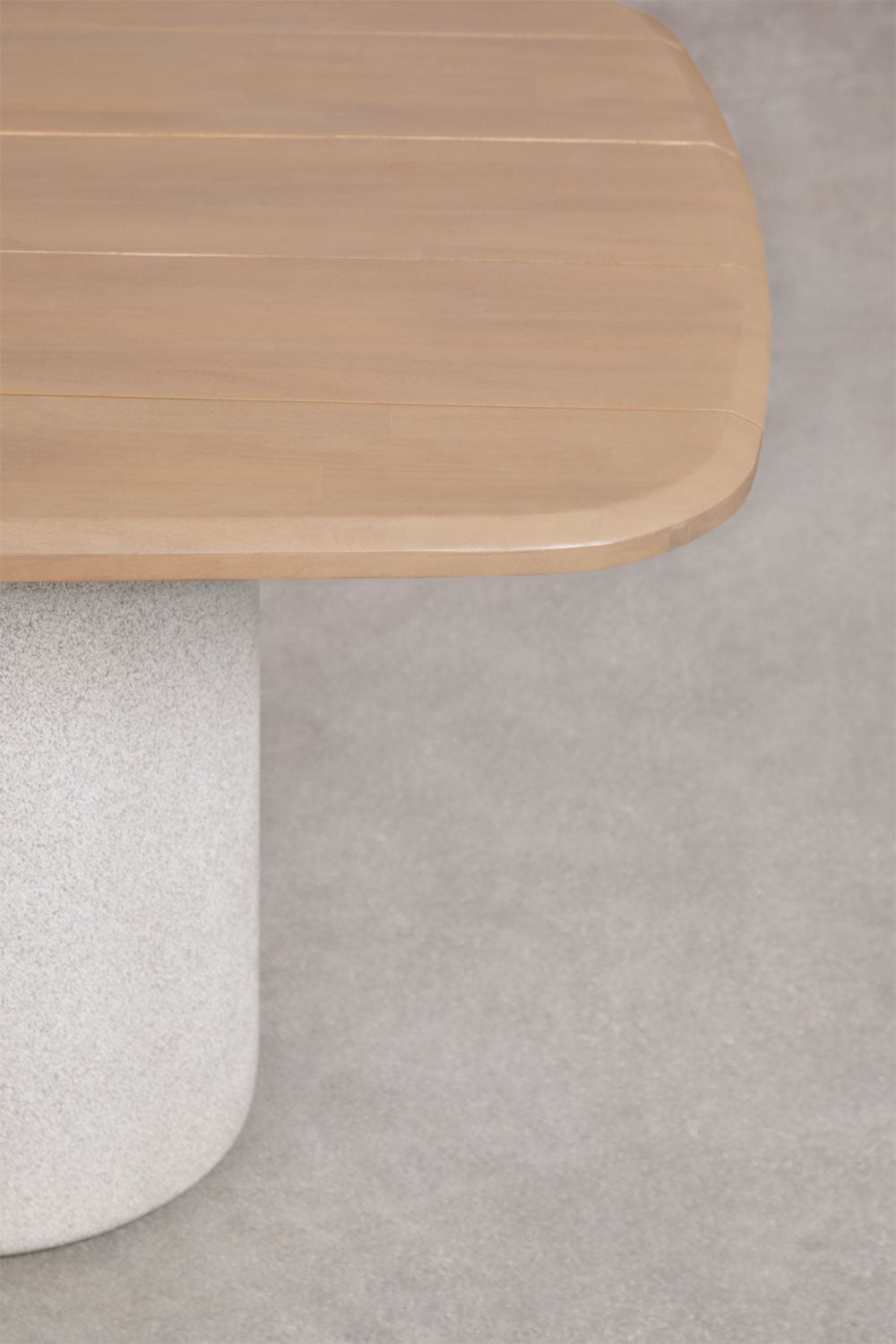 Mesa de jardín rectangular 270x110 cm en madera de acacia Leighton, imagen de galer&iacute;a 4