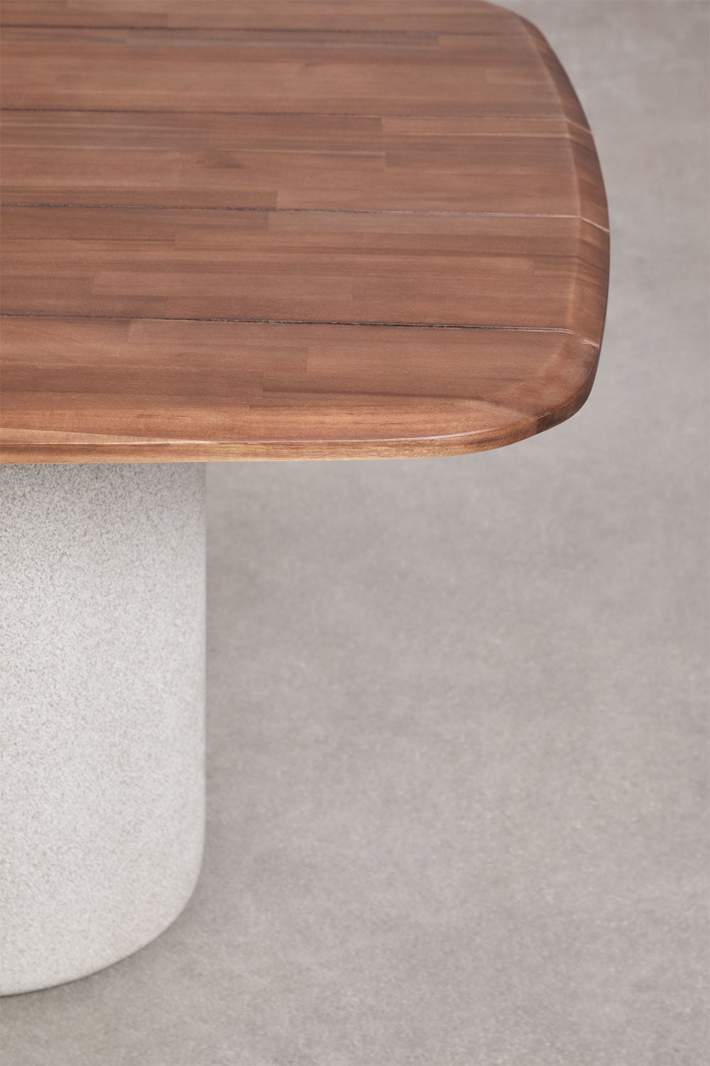 Mesa de comedor rectangular 270x110 cm en madera de acacia Leighton, imagen de galer&iacute;a 4