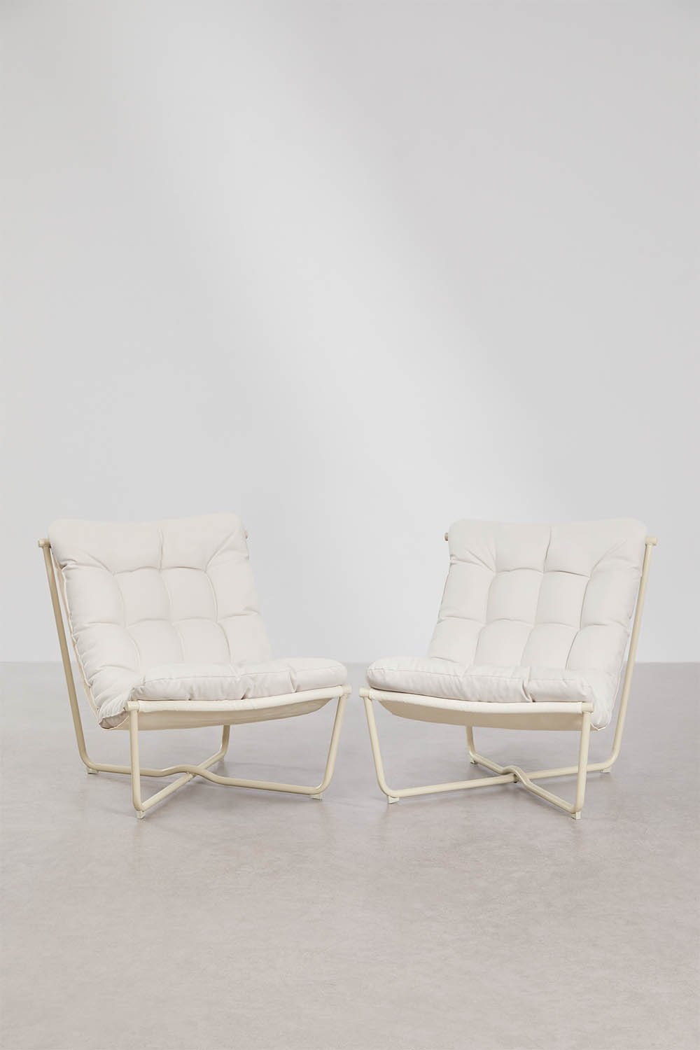 Pack de 2 sillones de jardín en acero Zaylon , imagen de galer&iacute;a 1