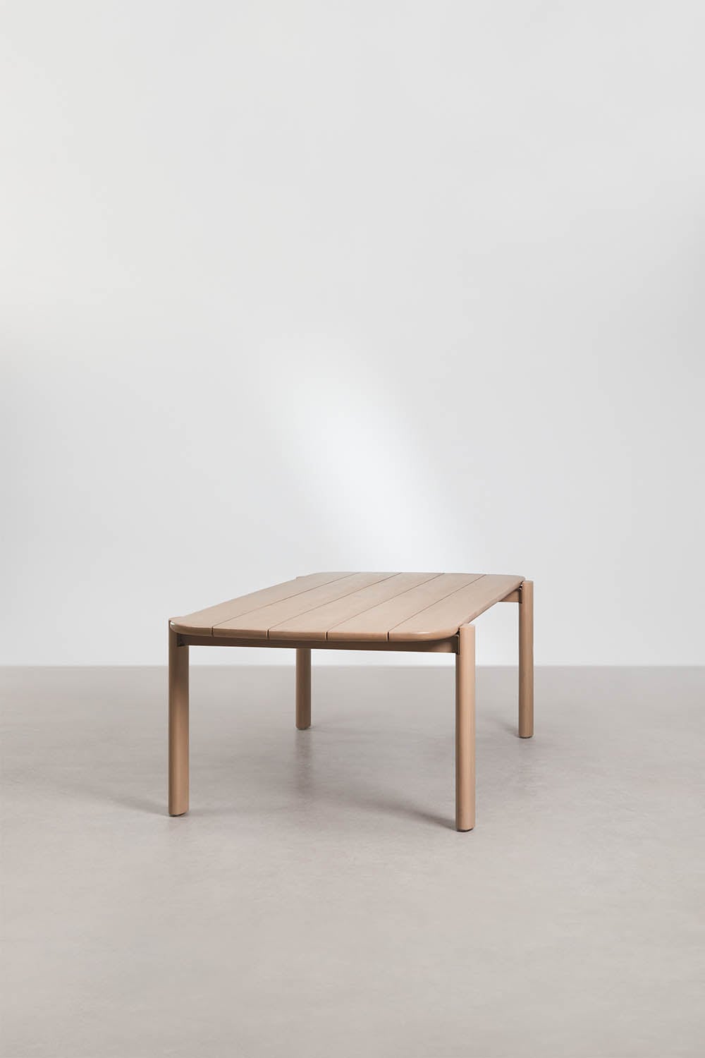 Mesa de comedor rectangular 260x115 cm en madera de acacia Vetra, imagen de galer&iacute;a 2