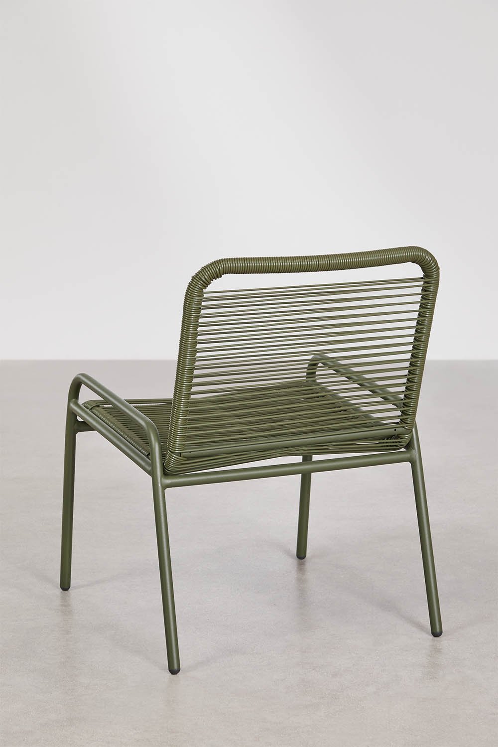 Silla de jardín en acero y ratán Kuorin, imagen de galer&iacute;a 5