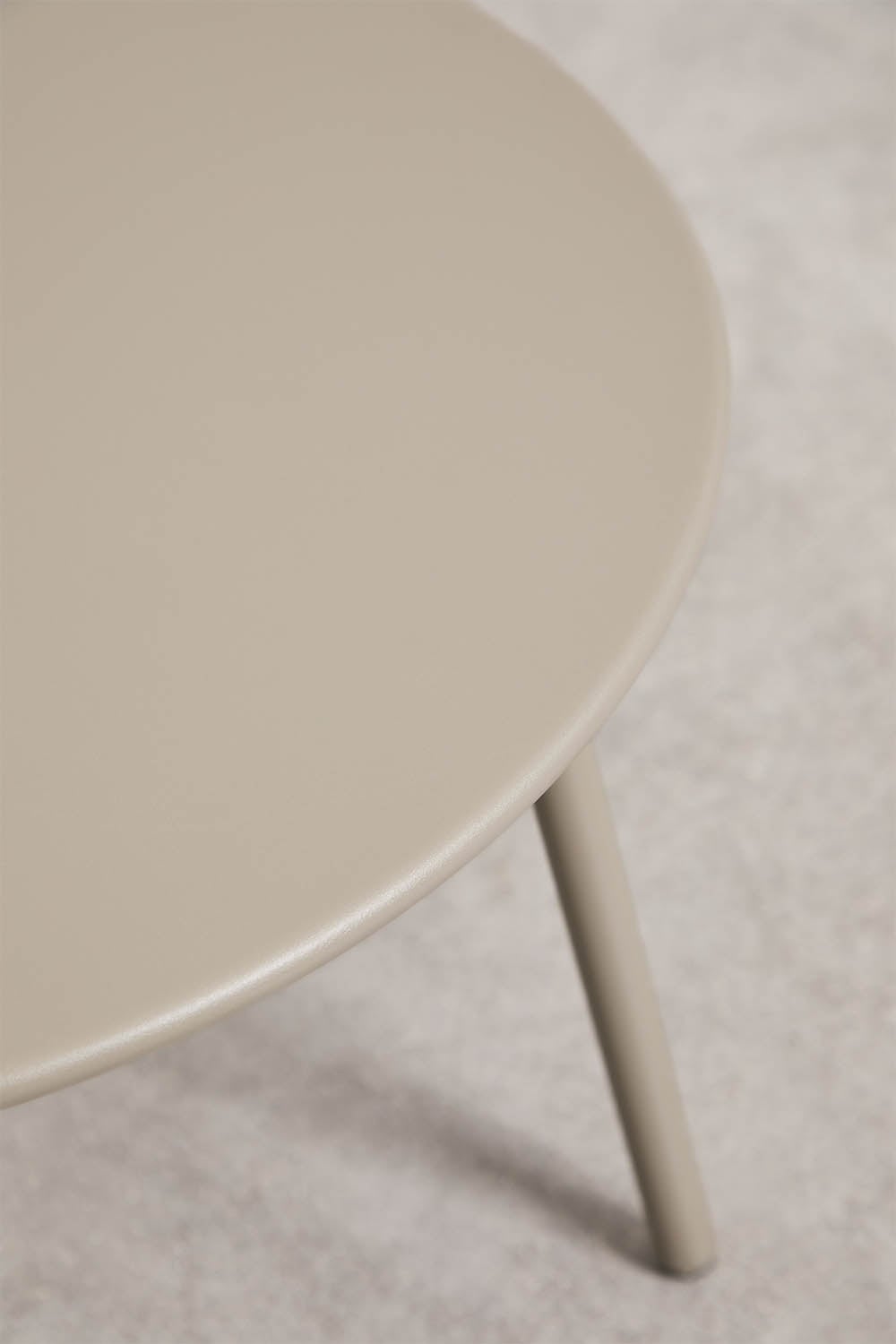 Mesa auxiliar para jardín redonda Ø50 cm en acero Kuorin, imagen de galer&iacute;a 5