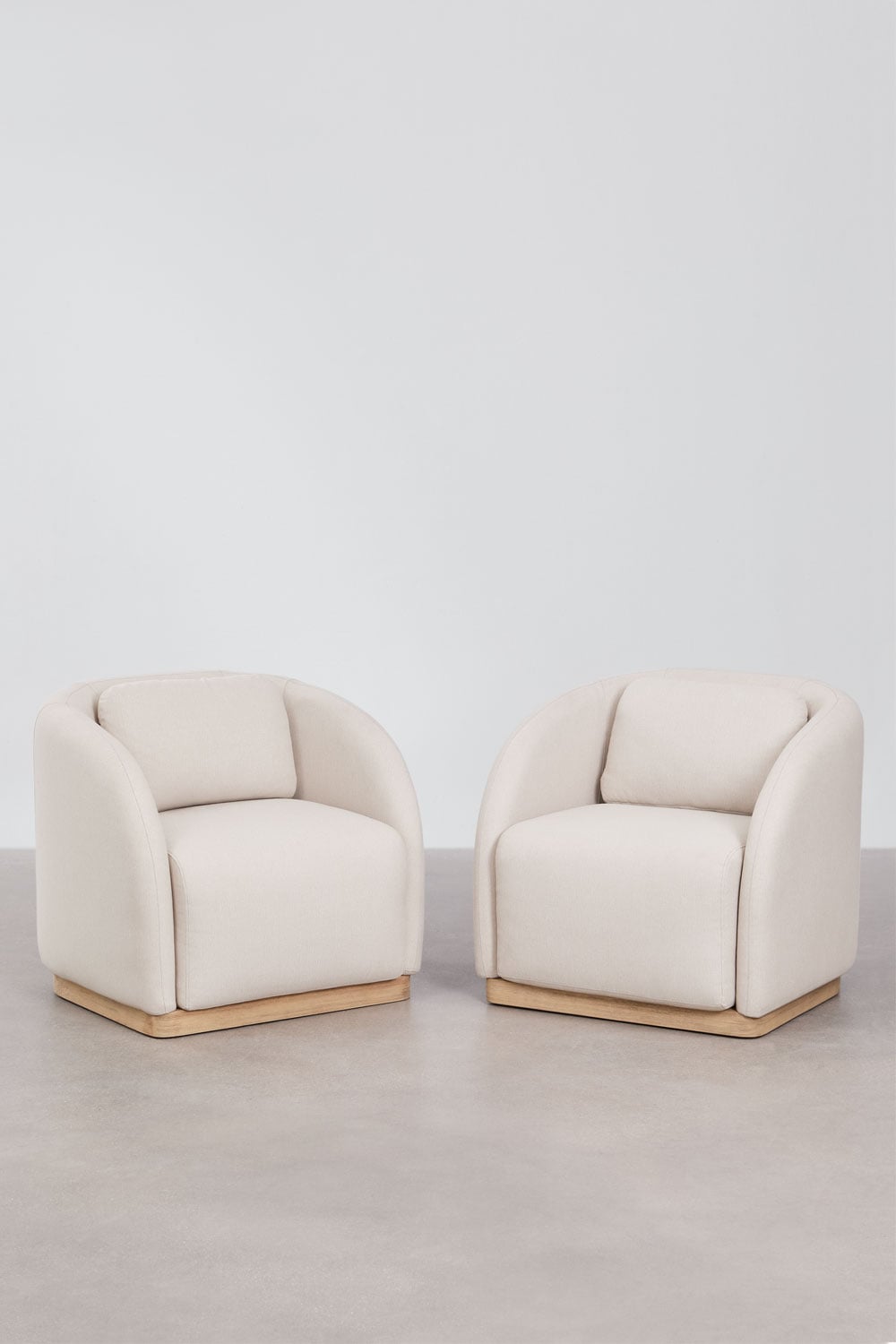 Pack de 2 sillones en madera de acacia Verona, imagen de galer&iacute;a 1