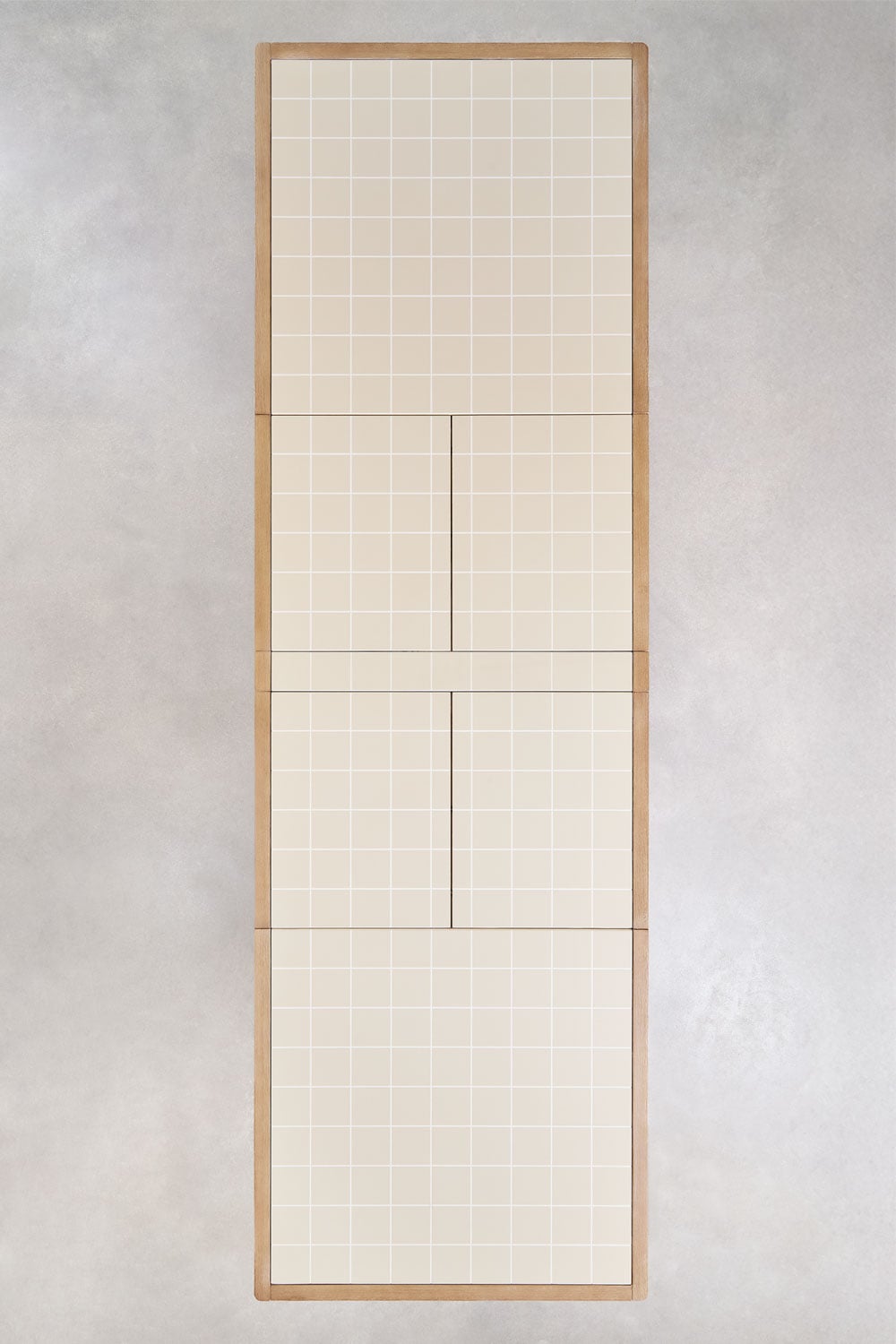 Mesa de comedor rectangular 200-260-320x100 cm extensible en madera de acacia Dubai , imagen de galer&iacute;a 10