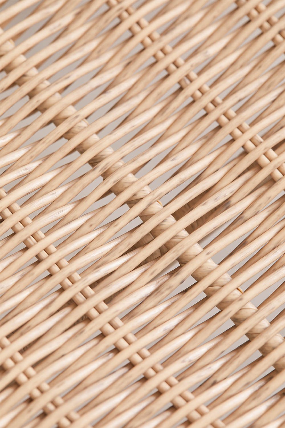 Taburete alto de jardín 65 cm apilable en mimbre sintético Reiven, imagen de galer&iacute;a 6