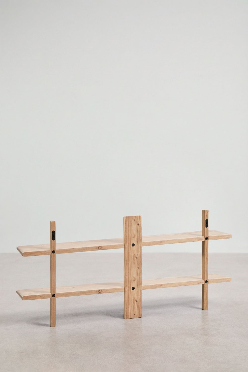 Estantería de pared ↔︎120 cm en madera de acacia Erisu, imagen de galer&iacute;a 6