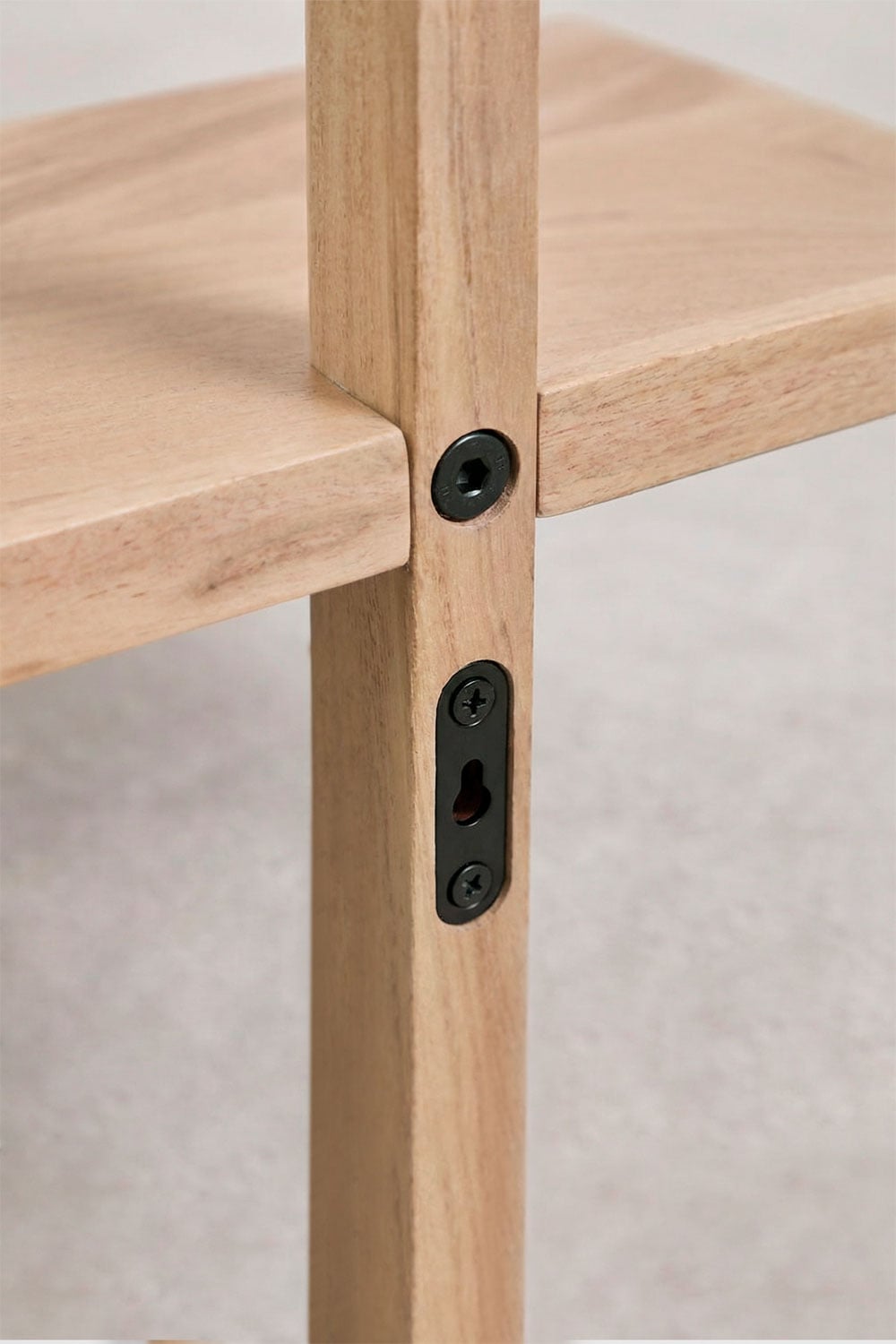 Estantería de pared ↔︎120 cm en madera de acacia Erisu, imagen de galer&iacute;a 7