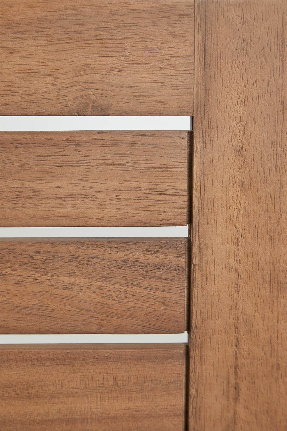 Conjunto de salón con sofá modular de 2 piezas con reposabrazos, sillón y mesa de centro en madera de acacia Branson, imagen de galer&iacute;a 10