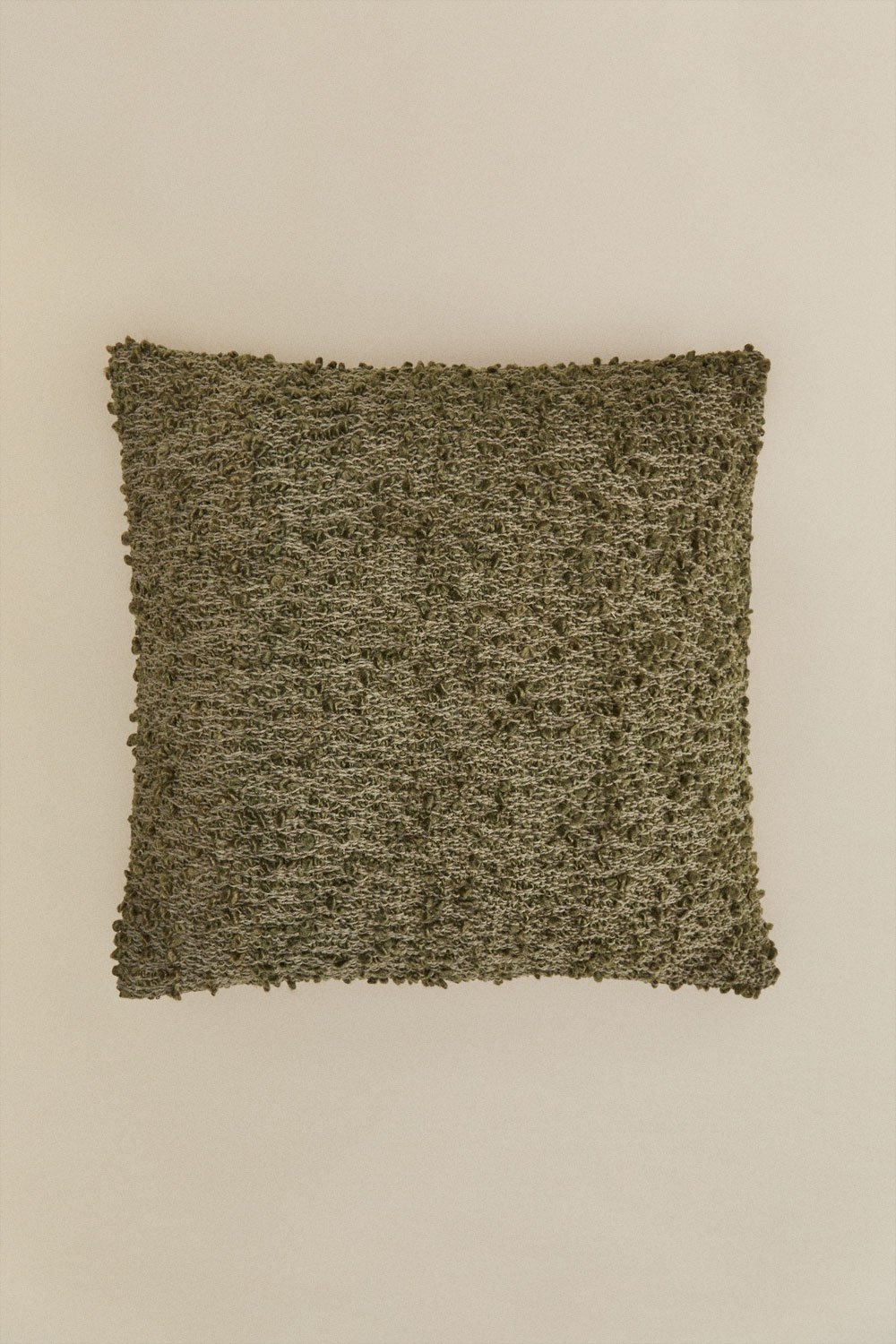 Cojín cuadrado 45x45 cm en tela bouclé Zanero , imagen de galer&iacute;a 3