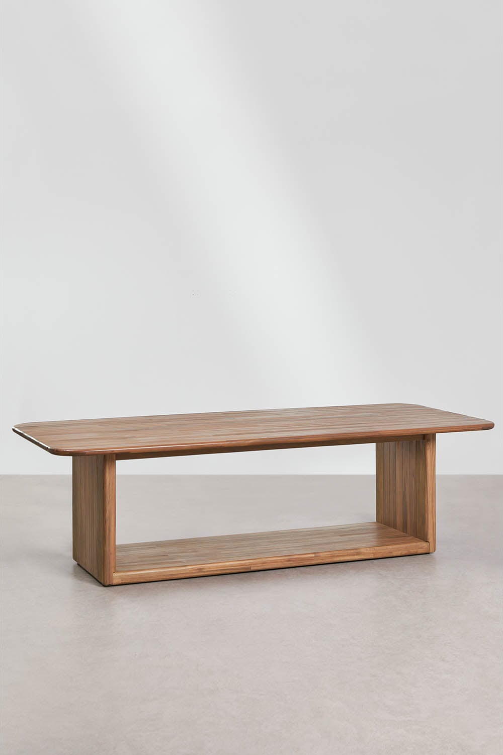 Mesa de comedor rectangular 265x120 cm en madera de acacia Siena, imagen de galer&iacute;a 1