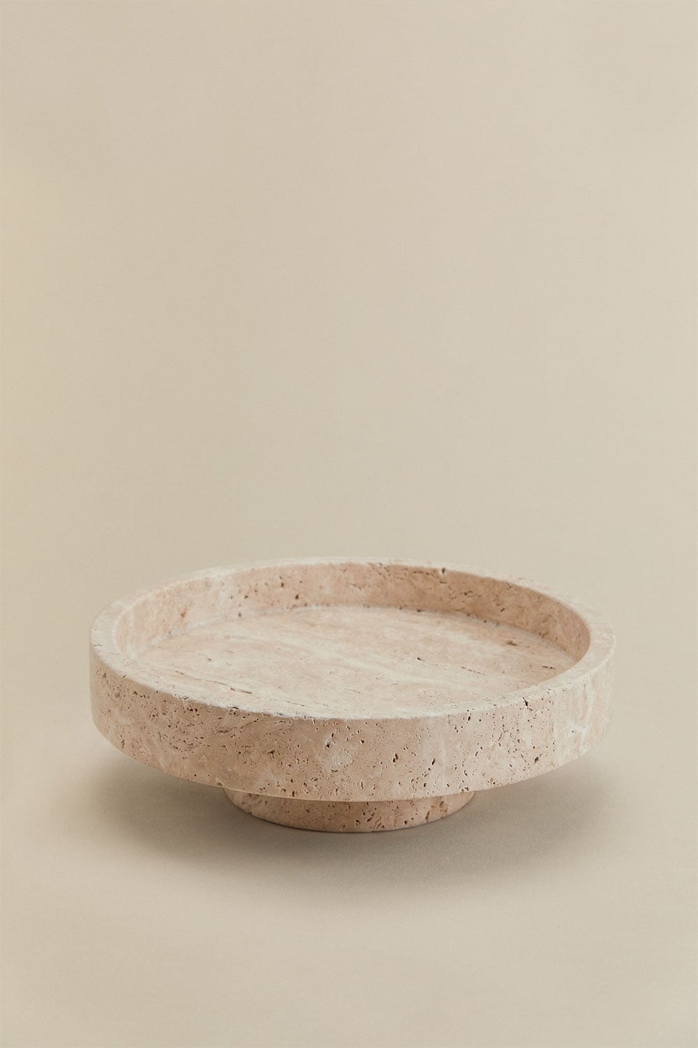 Vaciabolsillos redondo Ø25 cm en piedra natural Kevara, imagen de galer&iacute;a 3