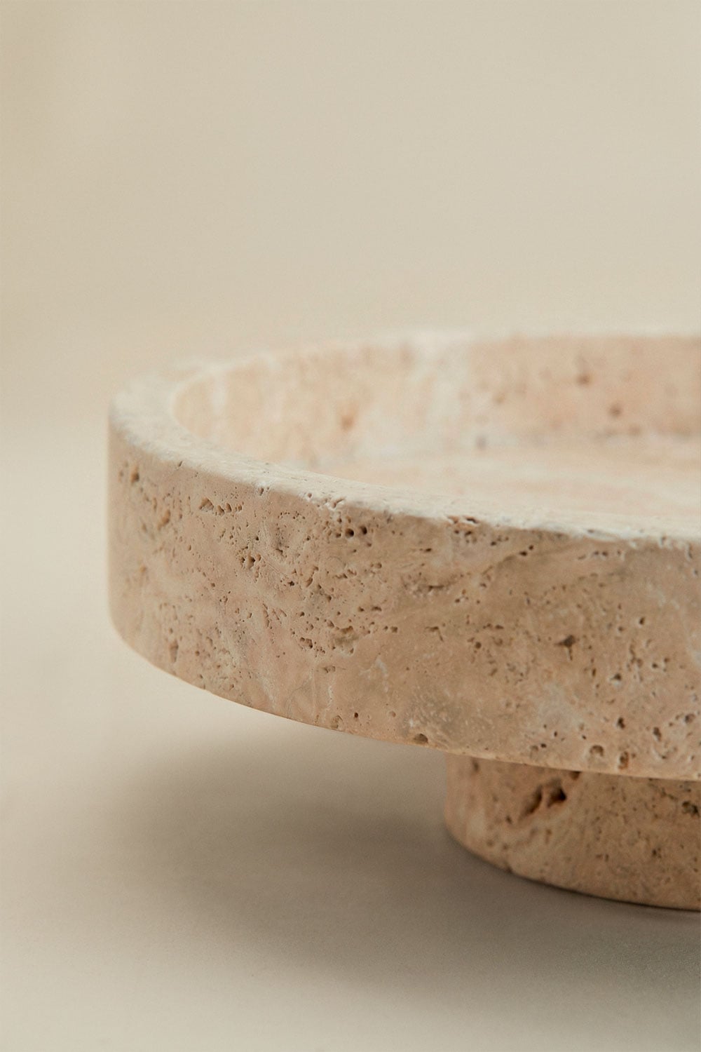 Vaciabolsillos redondo Ø25 cm en piedra natural Kevara, imagen de galer&iacute;a 4