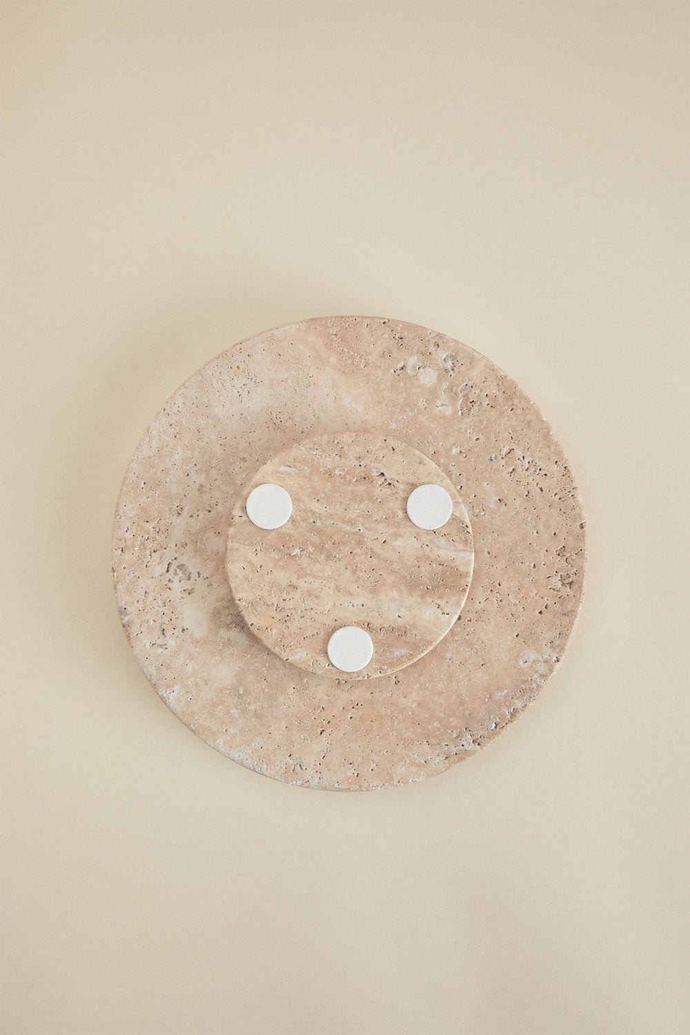 Vaciabolsillos redondo Ø25 cm en piedra natural Kevara, imagen de galer&iacute;a 5