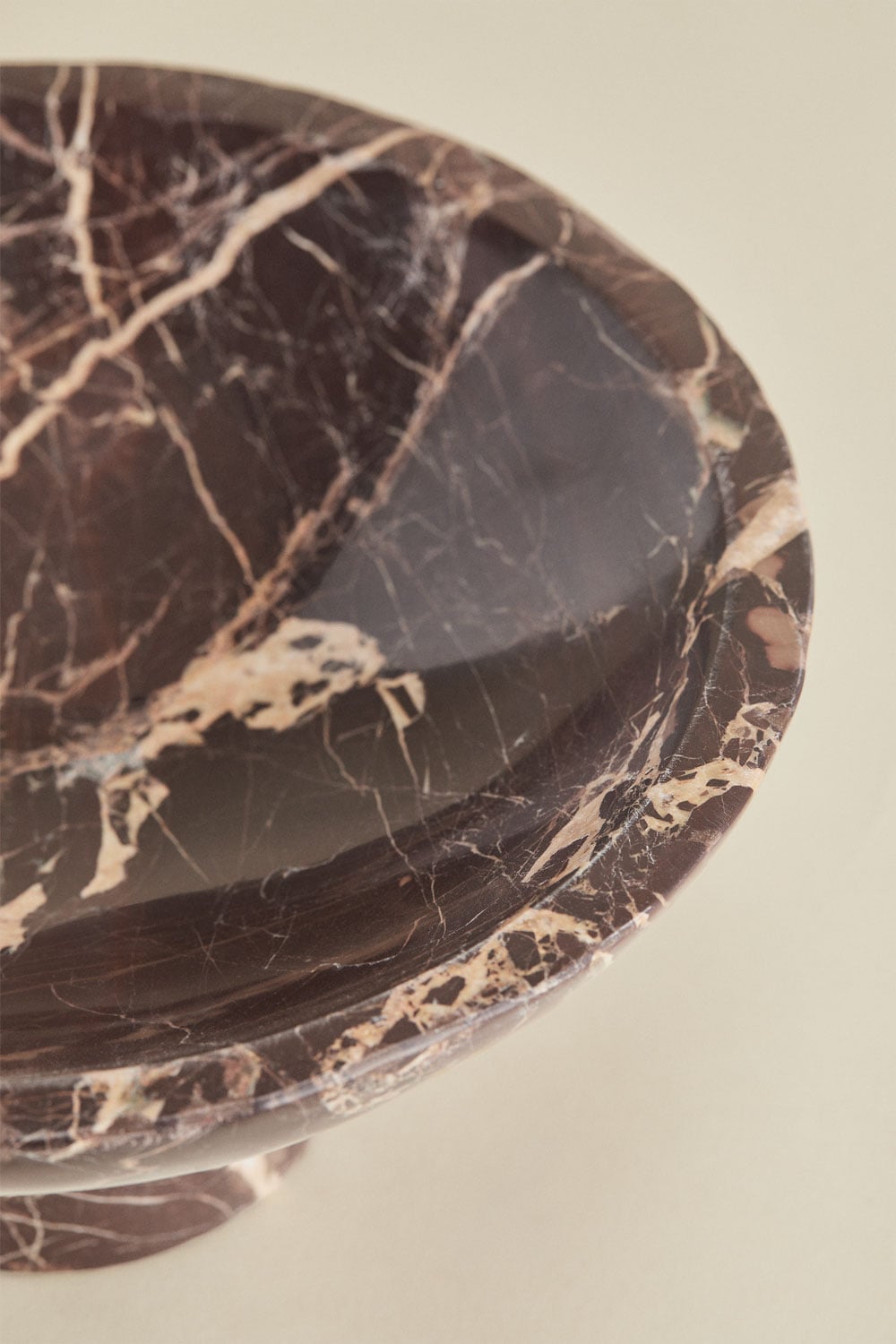 Cuenco decorativo redondo Ø25 cm en mármol Korinza, imagen de galer&iacute;a 5