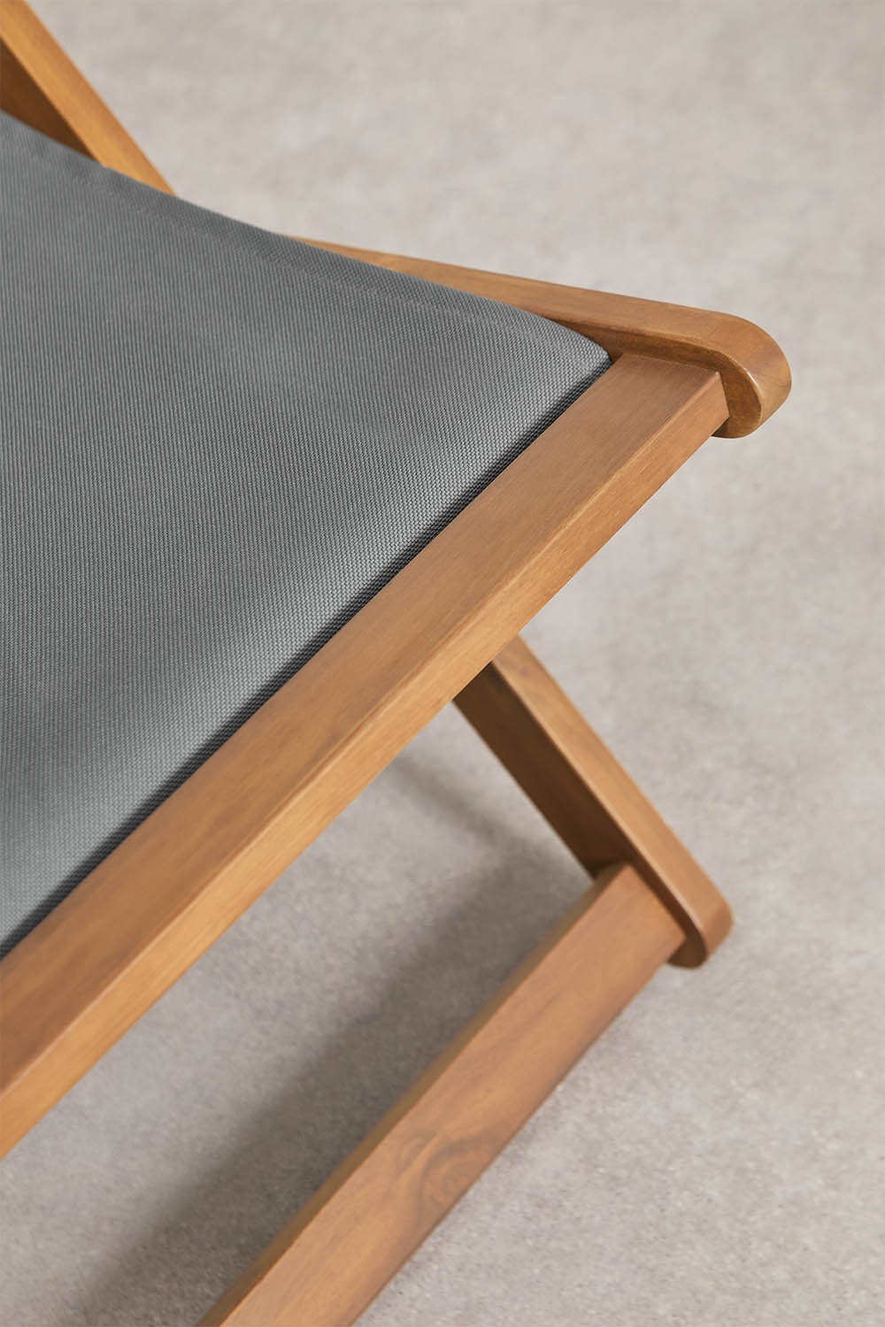 Hamaca plegable en madera con cojín Kardis , imagen de galer&iacute;a 5