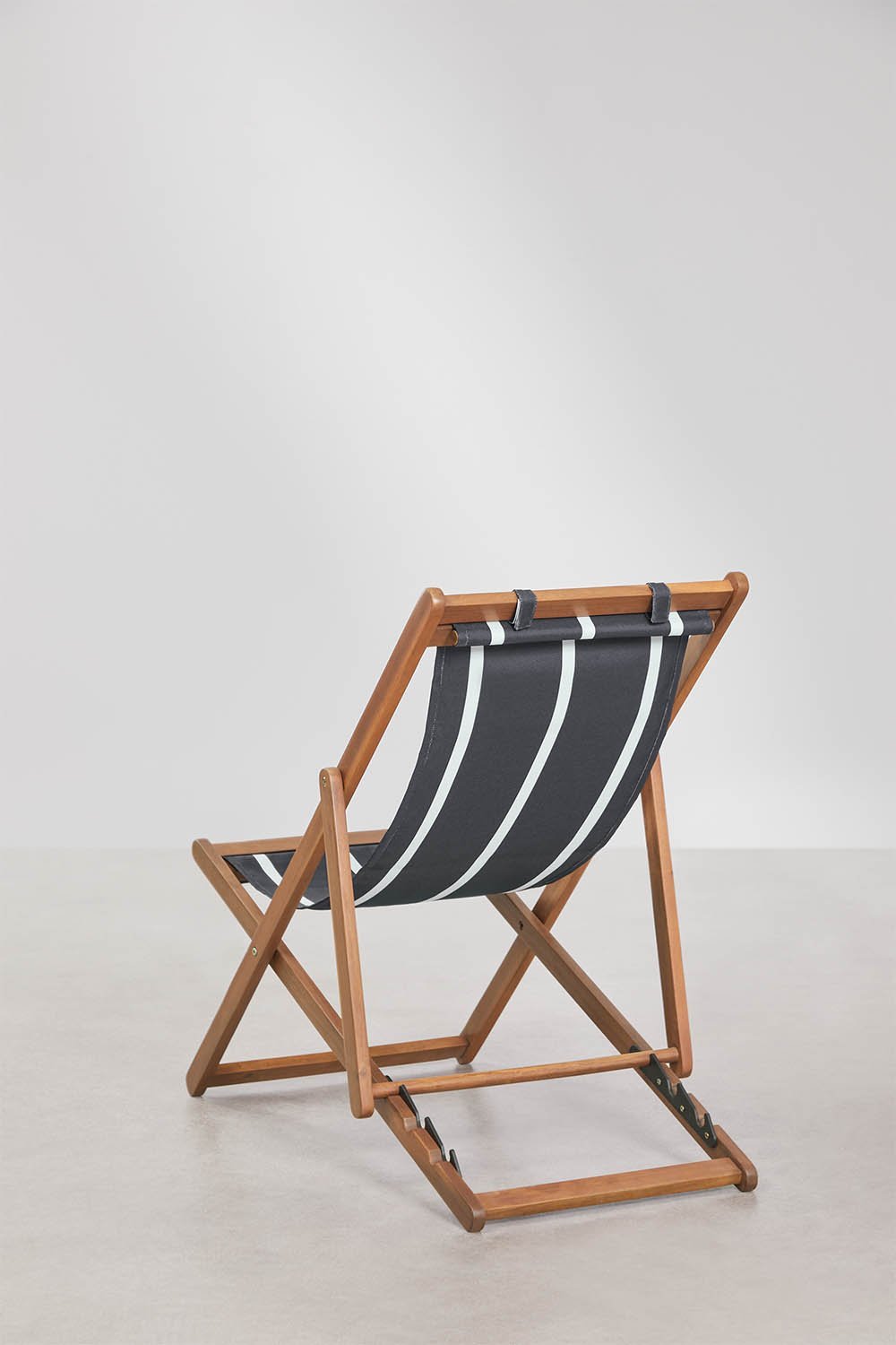 Hamaca plegable con cojín en madera Kardis , imagen de galer&iacute;a 3