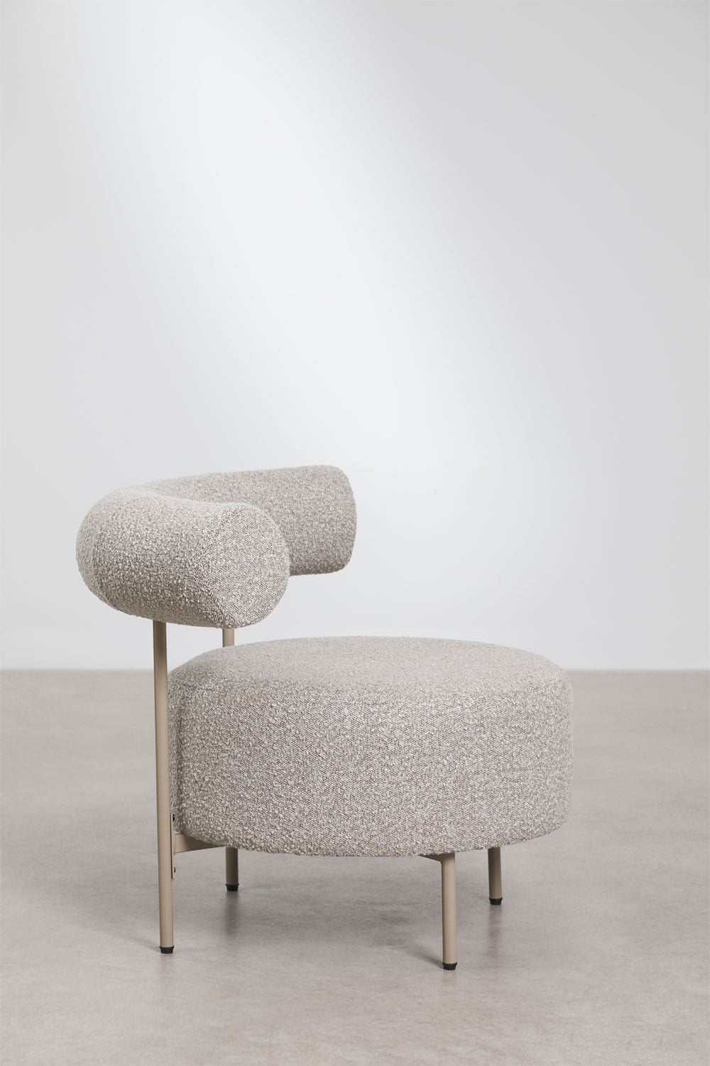 Sillón en tela bouclé Arieta   , imagen de galer&iacute;a 4